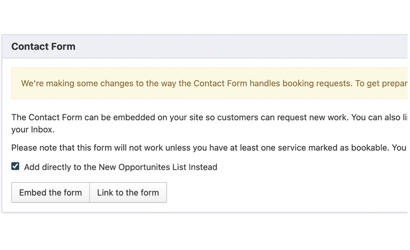 New (and improved) Kickserv Contact Form Creates Conversations & Unscheduled Opportunities
