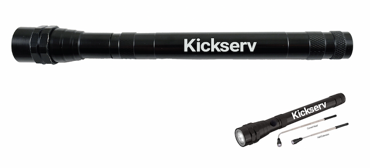 Kickserv Telescoping LED Flashlight