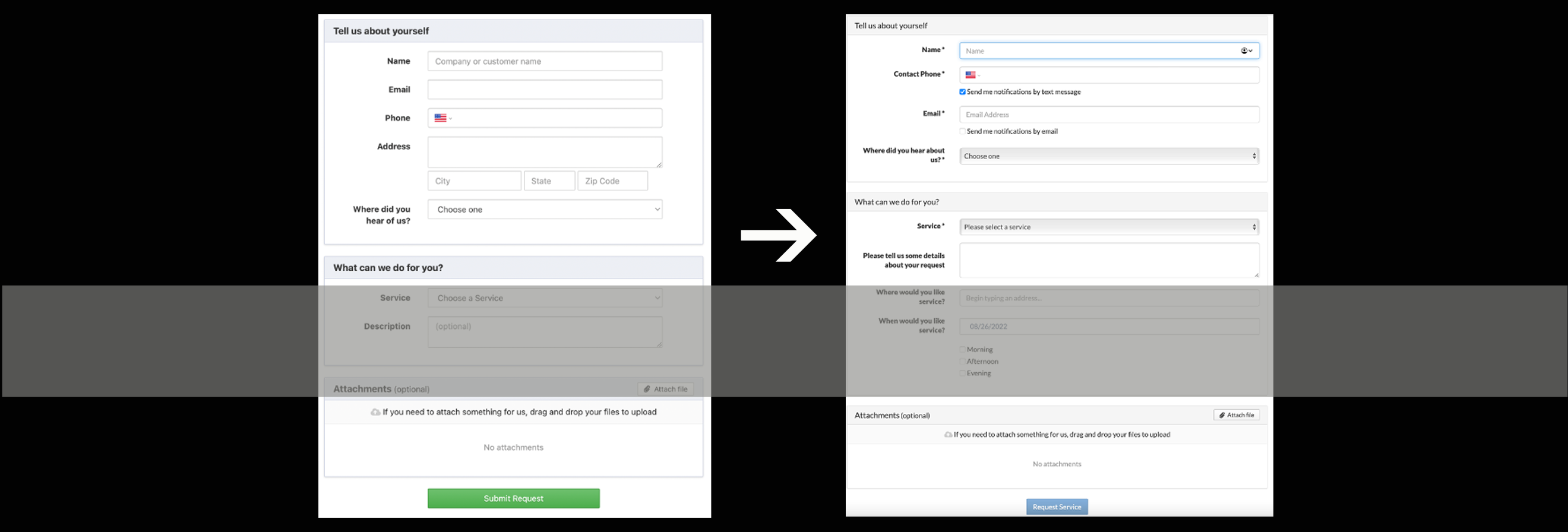 Updated Kickserv Contact Form
