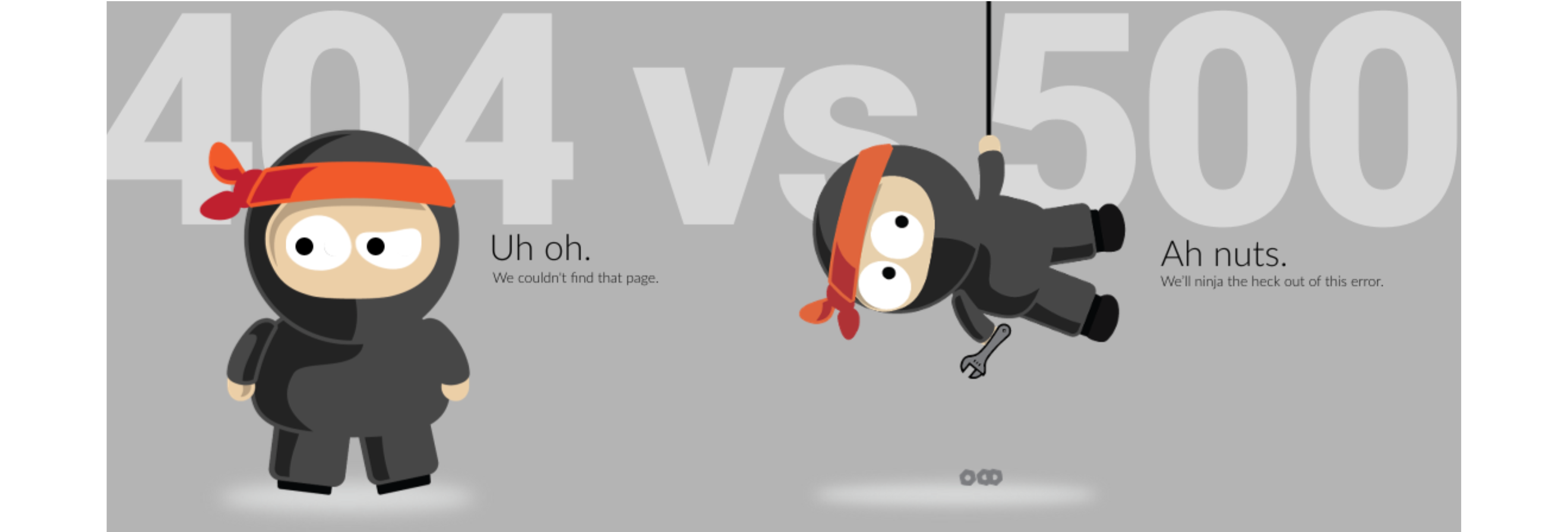 404 vs 500 Page Error in Kickserv